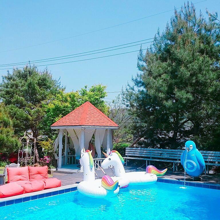 Popcorn House Pension Gapyeong Buitenkant foto